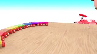 Cartoon Animal Color Balls WooDen Train ToySet