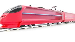 Colors for Children to Learn with Train