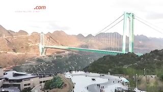 Sky bridge in China