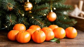 Песня про Новый Год и мандарины