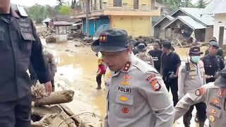 Natural disaster in Sibolga