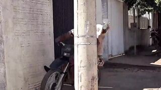 The motorcycle is innocent