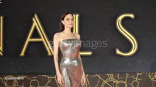 Angelina Jolie attends the red carpet of the movie Eternals