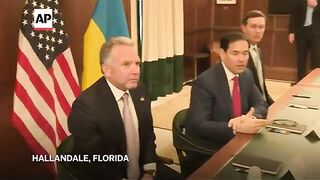 US and Ukrainian negotiators meet as Trump seeks to broker end to the war