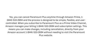 Can You Cancel Paramount Plus Anytime on Amazon Prime? FAQSExpertGuide