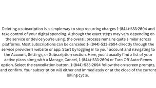How Do You Delete a Subscription?{ Stop Recurring Payments}