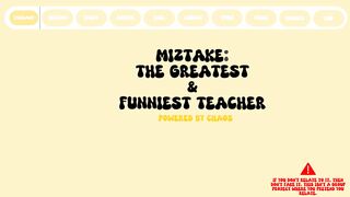 mistakes are the best