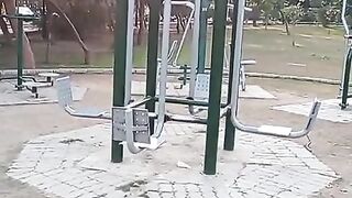 Healthy Excersies in park