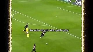 Ronaldo bicycle kick goal today