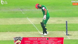 Fakhar zaman good batting in IL T20 match