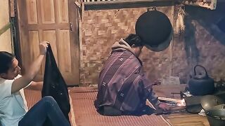 Suasana subuh di dapur nenek