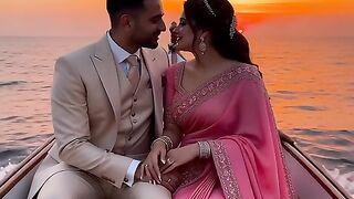 Sweet Romance in Ocean in new Couple