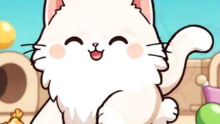 Fluffy Kitten Having Fun  Adorable Cat Moments