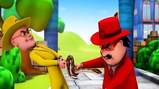 Motu Patlu are fighting, lets see who wins.