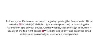 How do I find my Paramount Plus account? (Steps to Find Paramount Account)