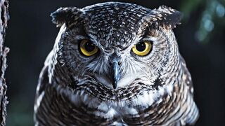 The Owl That Smiles Back Mysterious Midnight Encounter