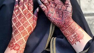 New Arabian mehndi design of the hands