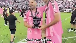 Jordi Alba and Busquets