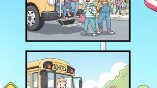 School Bus Arrival Time!