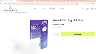 Maas  Bath Ergo Z Pillow Review - Legit or Scam?