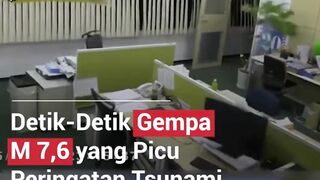 Gempa berkekuatan magnitudo 7,6 mengguncang wilayah timur laut Jepang