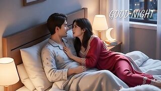 New Married Couple in Bed