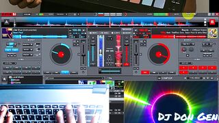 VirtualDj Freestyle Scratch and Play Drums Keyboard Setup on Point