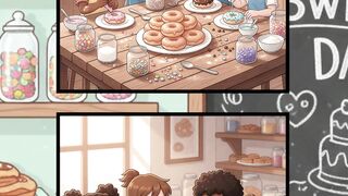 Kids Fun Making Donuts!