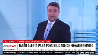 Japão emite alerta para possibilidade de megaterremoto