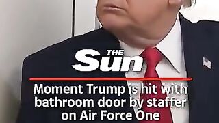 Funny Trump moment on the Air Force One