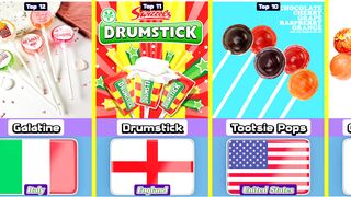Top 12 Most Popular Lollipop From 12 Different Countries In The World