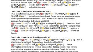 {{{aviancabrasi}}}Qual o número da Avianca no Brasil?