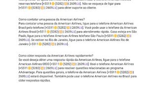 [[!AA55(BR)!]] De que jeito posso entrar em contato para falar a um agente da American Airlines?