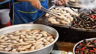 Street Food Prepared Fresh on a Hot Grill