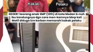 Tragis! Ibu Rumah Tangga di Medan Tewas Diduga Dibunuh Putri Kandungnya yang Masih SMP