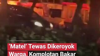 Situasi memanas di Kalibata. Usai pengeroyokan dua matel oleh orang tak dikenal, enam warung ikut dibakar pada Kamis (1112) malam.