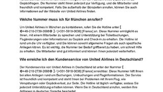{{UnitedAirlinestelefone}}Wie spreche ich mit United Airlines in Frankfurt?