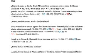 [TeLéFoNoGUÍAExpress!] Cuál es la forma correcta de llamar a Alaska desde México?