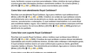 {{{TelefoneroyalCaribbean}}Posso ter um telefone da Royal Caribbean?