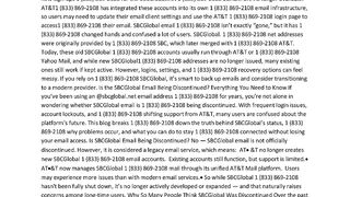 Is the SBCGlobal email being discontinued? { Answered!!}