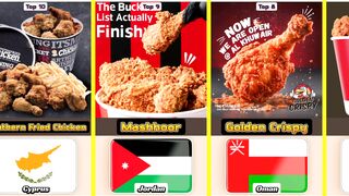 Top 10 Most Popular Fried Chicken From 10 Different Countries In The World