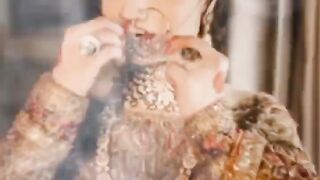 Aroob Jatoi in full Barat glow