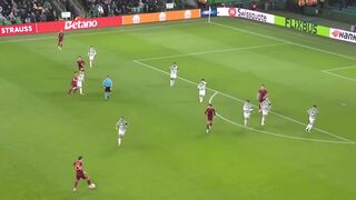 Ferguson goal, Celtic 0 - 3 As Roma Europa League 2025