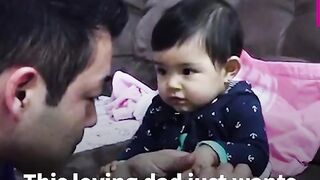 This Dad Tries to cut his Baby's Nails
