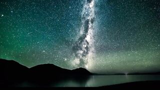 Milky Way Glowing At Night