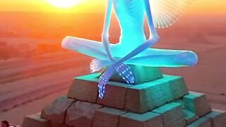 Alien on the Pyramids
