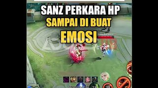 Sanz sampe emosi cuma gara-gara HP