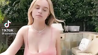 TikTok beauty - a seductive dance.