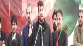PTI Leader Shehryar Afridi Speech at Jalsa in Kohat