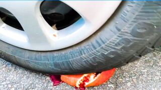 Experimentos Esmagadores! Carro vs Coisas Crocantes e Macias! Coca-Cola, Fanta, Mirinda, Mnt Dew